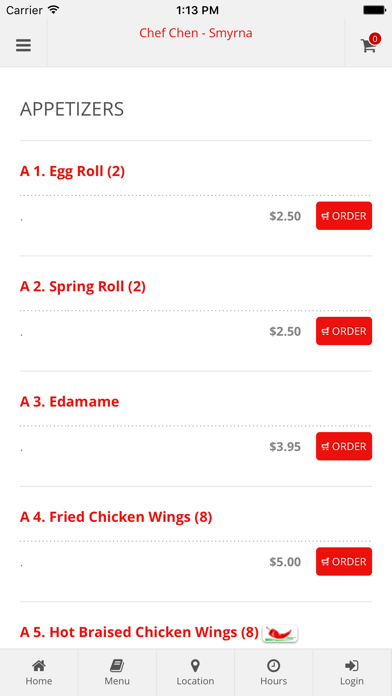 How to cancel & delete Chef Chen - Smyrna from iphone & ipad 2