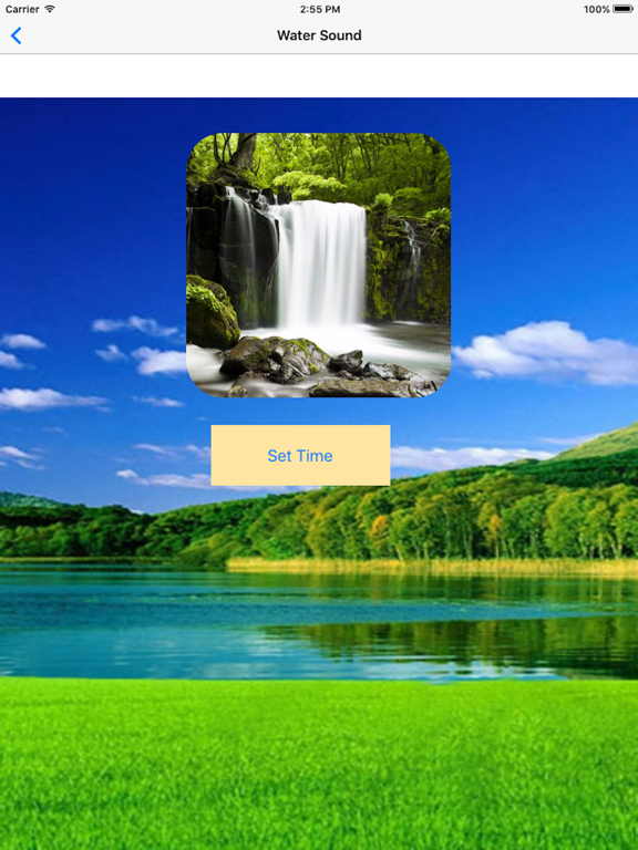 Water Sound - Sounds for sleep and relaxation iPad screenshot