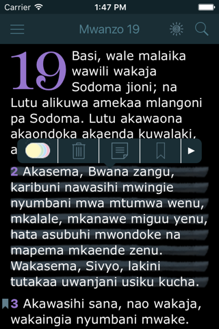 Biblia Takatifu－Swahili Bible screenshot 2