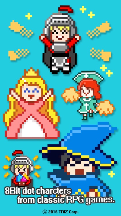 8bit dot rpg character