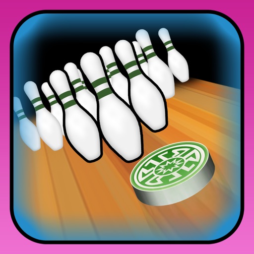 Ten Pin Blitz - Smash those Pins !!! A new & addicting hockey / bowling style game iOS App