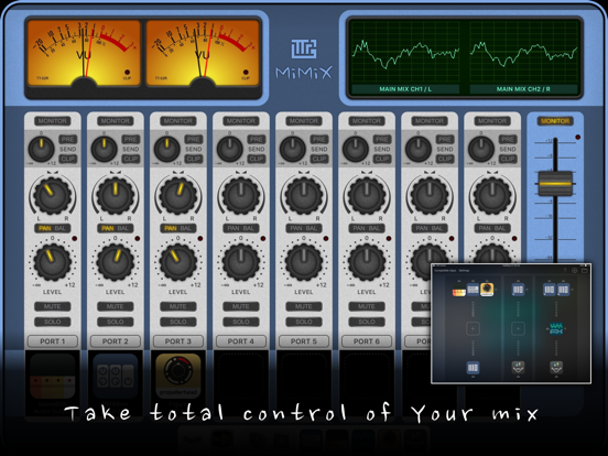 Screenshot #1 for MiMiX - Mixer for Audiobus