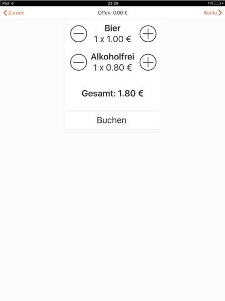 Getränkeliste