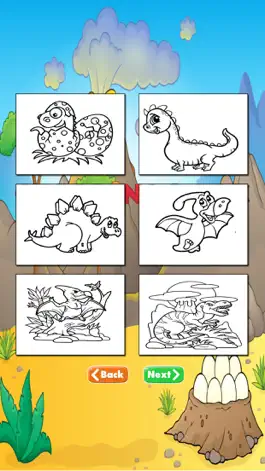 Game screenshot Dinosaur Coloring Book All Pages Free For Kids HD hack