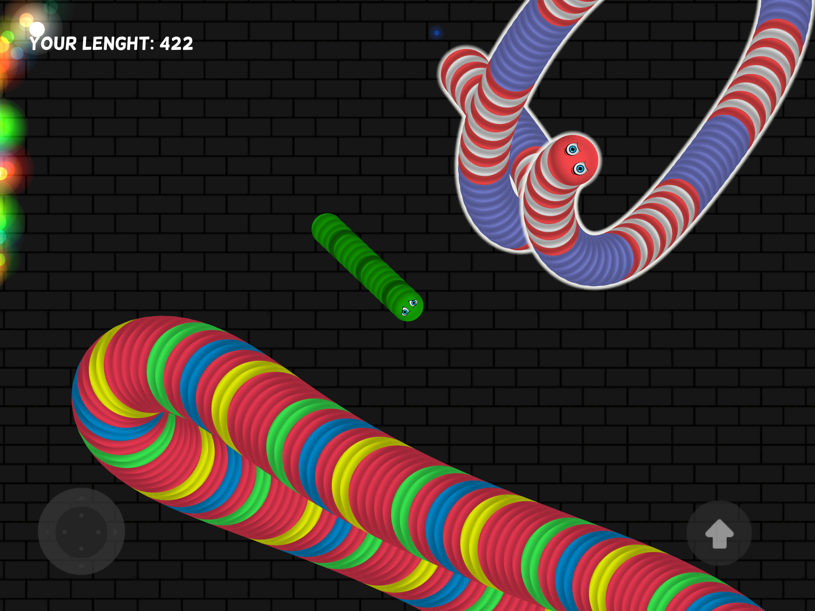 Rolling Anacondas Snake Dash - Eat The Dots