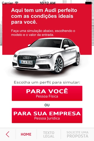 Audi Financial Services screenshot 2