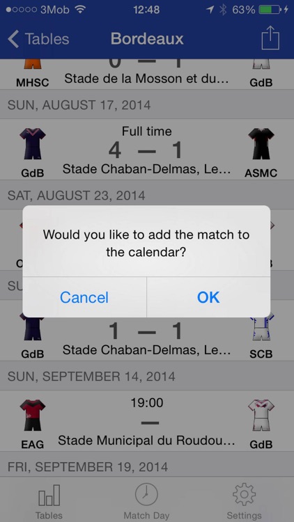 Scheduler - French Football League 1