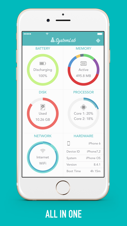 #1. SystemLab Lite - CPU & Battery (iOS) 由: Ivan Aguirre