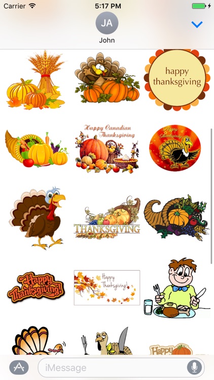 Thanksgiving Stickers ++