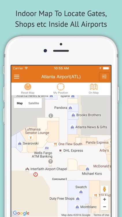 Airport Map - Find Gates & Places Inside Airports