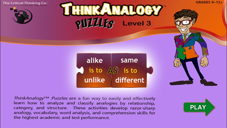 ThinkAnalogy™ Puzzles Level 3