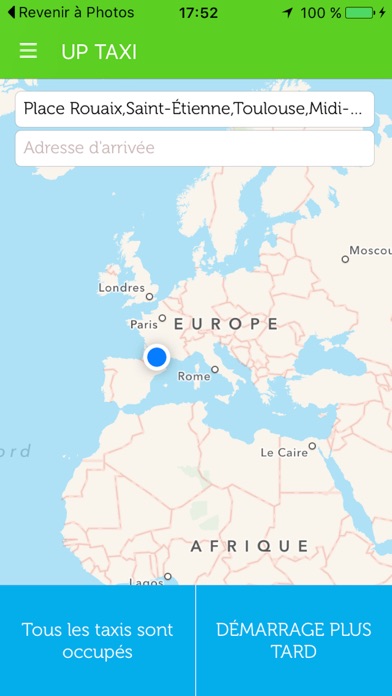 Screenshot #2 pour UPTaxi
