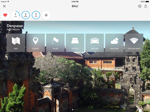 Screenshot #4 pour Bali - Carte hors ligne et guide de la ville