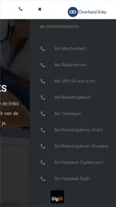 Overheid Links screenshot #4 for iPhone