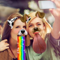 بنات كول إضافة تأثيرات الجمال على الصور