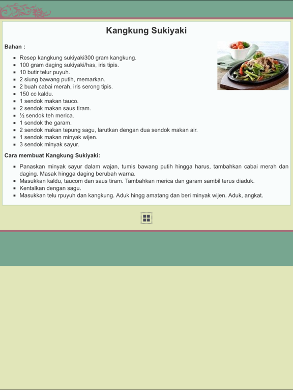 Screenshot #5 pour Resep Sayur Indonesia