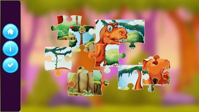 Screenshot #2 pour Puzzle enfant dinosaure jeux apprentissage lecture