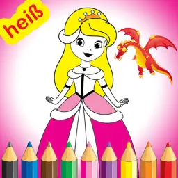 Ausmalbilder für Kinder Kleine Prinzessin app icon