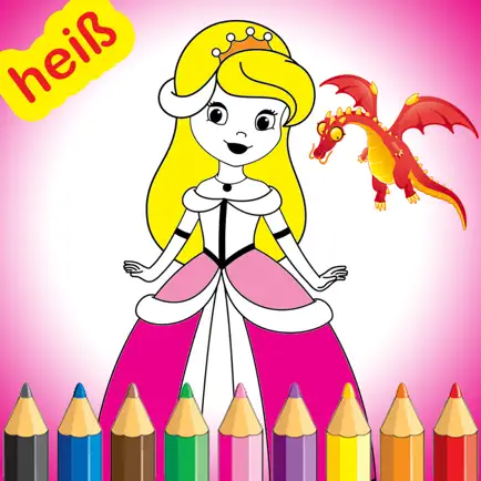 Ausmalbilder für Kinder Kleine Prinzessin Читы