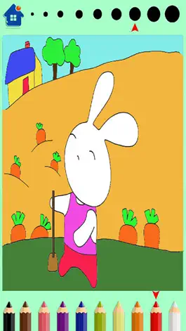 Game screenshot BunnyBunny-Rabit Toons Книжка-раскраска hack