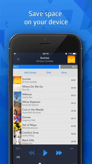 Capture d'écran de CloudBeats: Lecteur De Musique sur iPhone 3