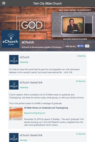 Twin City Bible Church screenshot 2