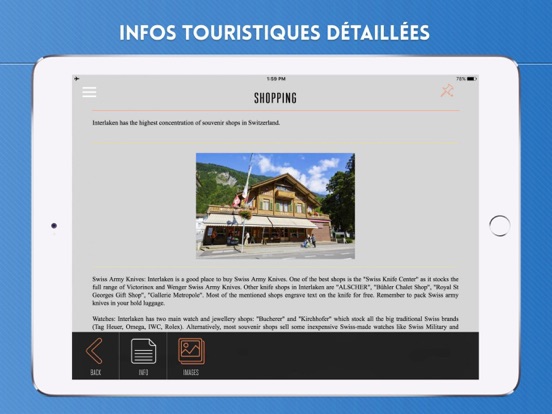 Screenshot #6 pour Interlaken Guide de Voyage avec Cartes Offline