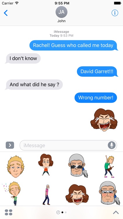 Super Gerry Stickers Pack for iMessage