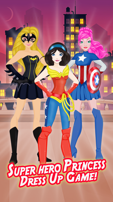 Wonder Supergirl Super Hero Games for Girls Screenshot