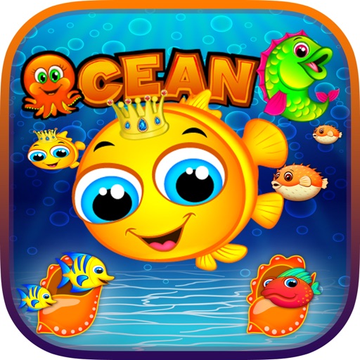 Ocean Fish Mania - Best Ocean Blast Match 3 Game icon