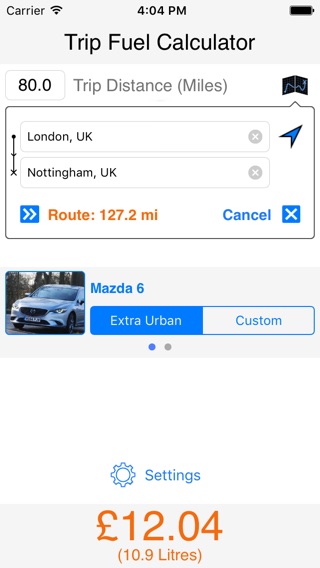 Trip Fuel Calculatorのおすすめ画像3