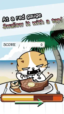 Game screenshot Cat’s gluttony competition in Hawaii BBQ apk
