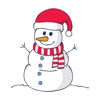 Snowman Emoji - Christmas Snowman Stickers