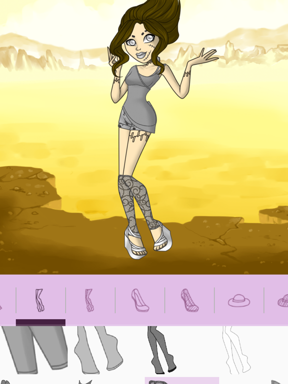 Avatar Maker: Monster Girl iPad screenshot 4 - Entertainment app