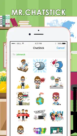 Game screenshot Mr. ChatSticK Stickers and Emoji mod apk