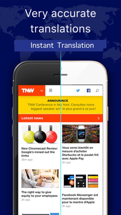 WebTranslate - Instant translation on browser