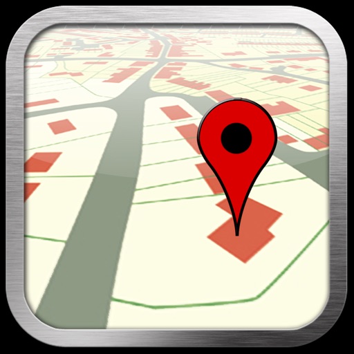 Mobile Location Tracker on Map icon