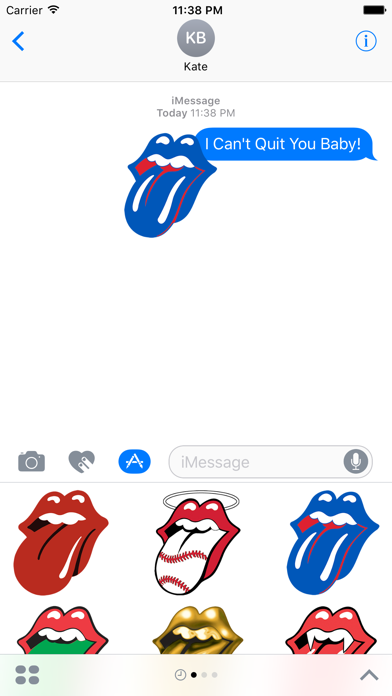 Screenshot #3 pour Rolling Stones Stickers