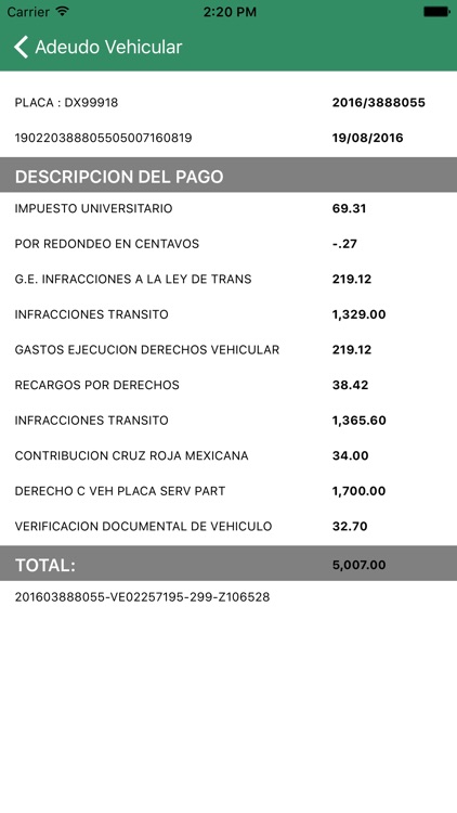 Adeudo Vehicular CUU screenshot-3