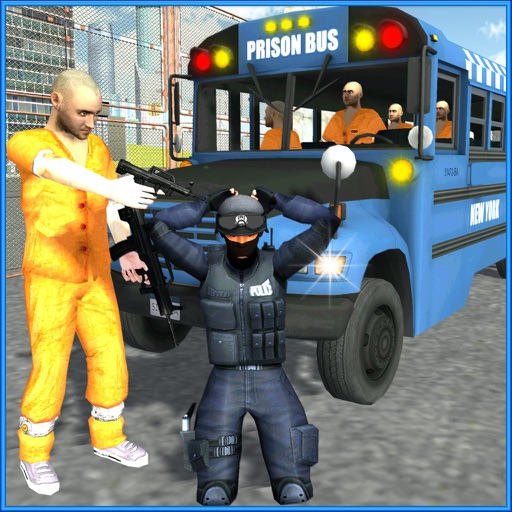 Prison Bus Jail Escape Plan 3D Icon
