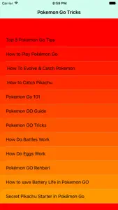 guide for catch pokemon screenshot #1 for iPhone