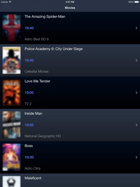 Screenshot #5 pour Televisyen Malaysia (versi iPad)