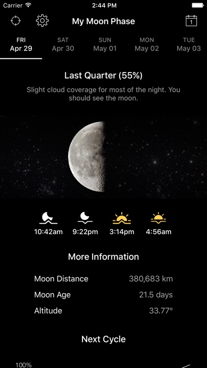 My Moon Phase Pro - Moon, Golden Hour & Blue Hour!