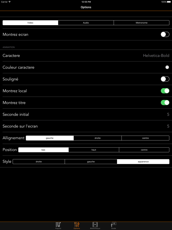 Screenshot #5 pour Video4Gig Music Video Player +