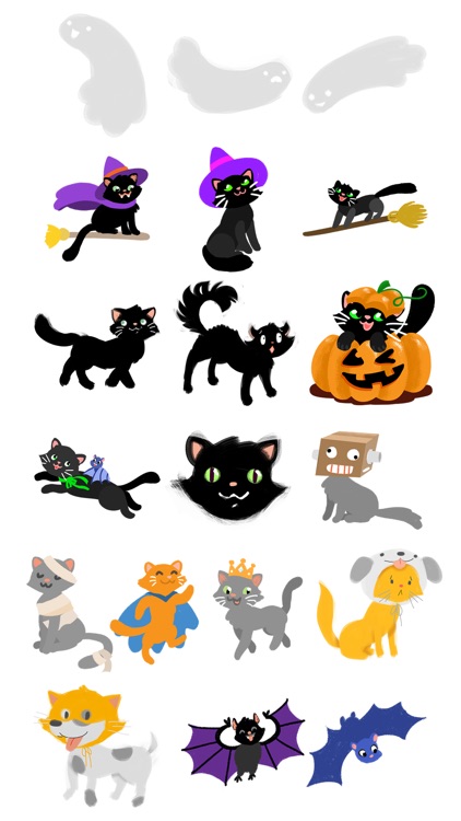 Halloween Sticker Pack- Cute & Scary Fun! screenshot-3