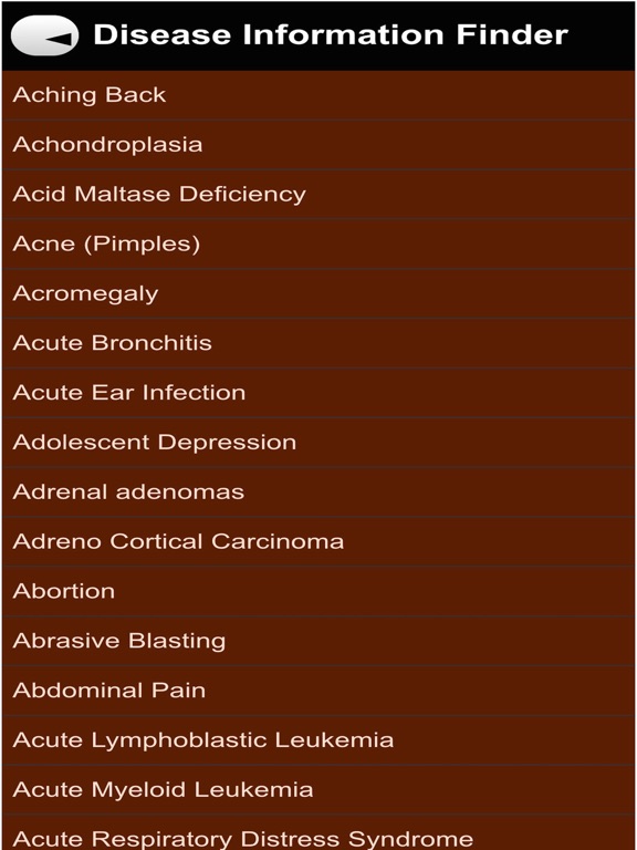 Screenshot #5 pour Diseases and drugs finder