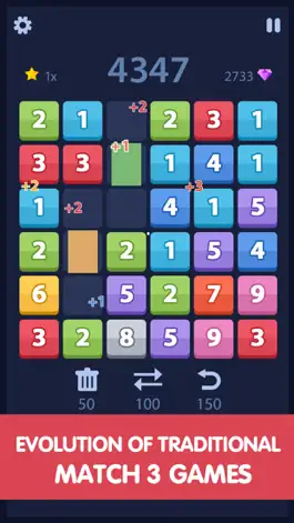 Game screenshot Match and Merge - Six board sizes number puzzle mod apk