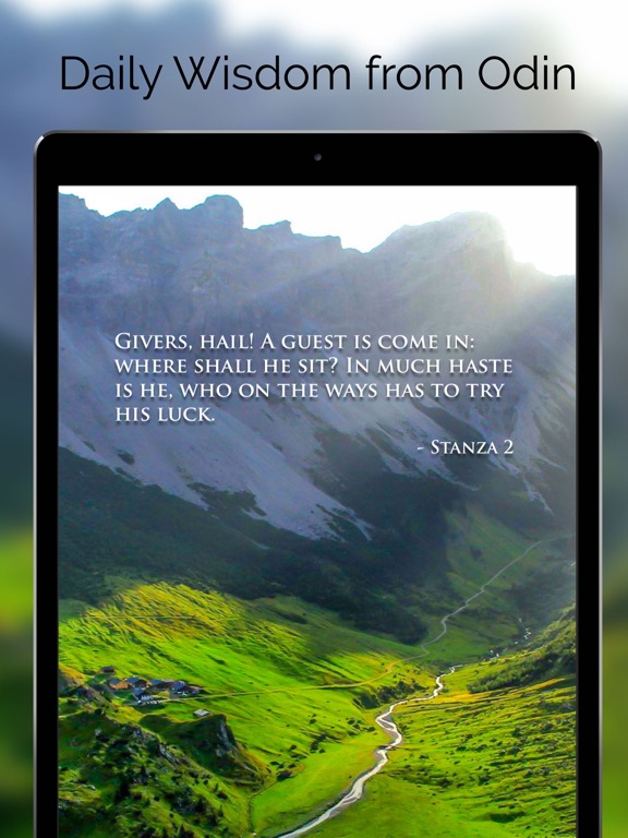 Screenshot #5 pour Pocket Havamal - Daily Asatru Meditations of Wisdom from Odin - Thorpe Translation