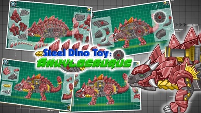 機械組み立て/組み立てるアンキロサウルス：恐竜玩具――ペア知育パズルの小さいゲームのおすすめ画像4