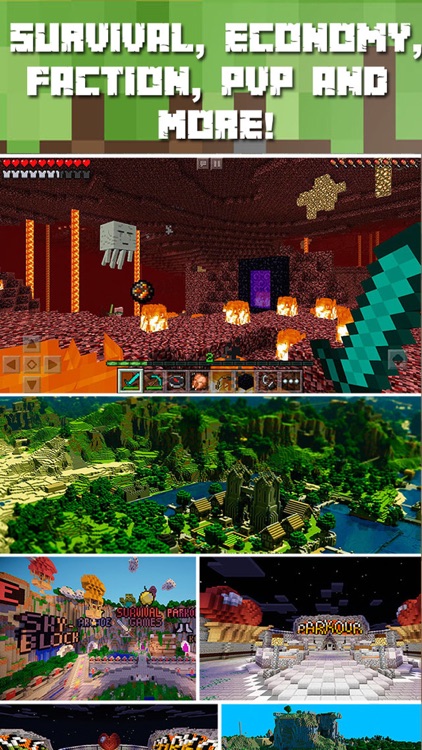 Multiplayer Servers for Minecraft Pocket Edition +